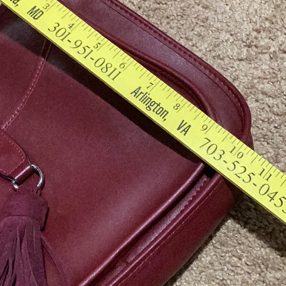 Colab NWOT Burgundy Leather shoulder Bag - see description - Picture 8 of 12